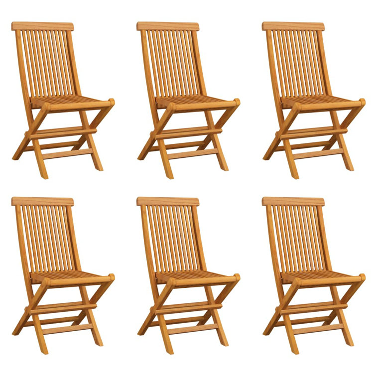 Rosalind Wheeler Coriah Solid Wood Folding Chair Wayfair.co.uk